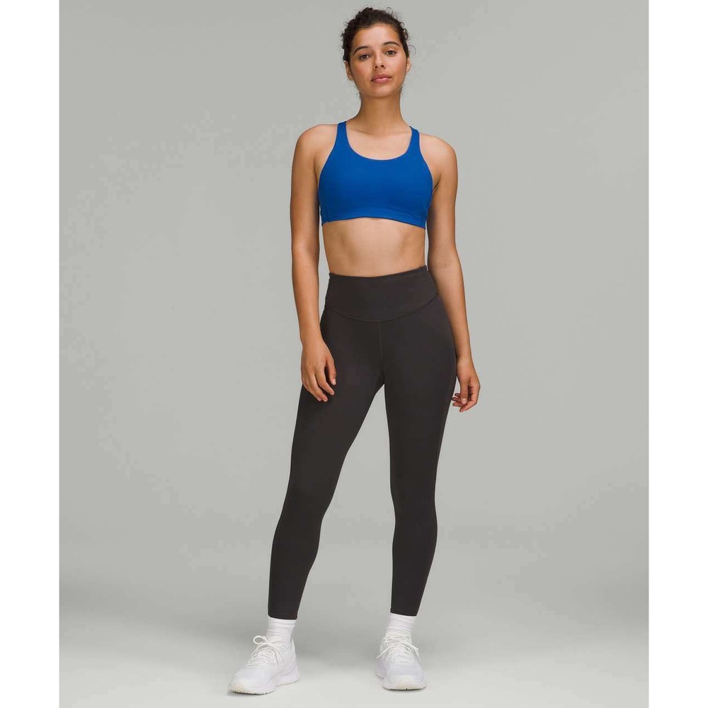Lululemon Energy Bra High Support Cups Blazer Blue 36DDD Running Athletic